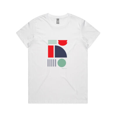 Colour Block Women's Tee Thumbnail