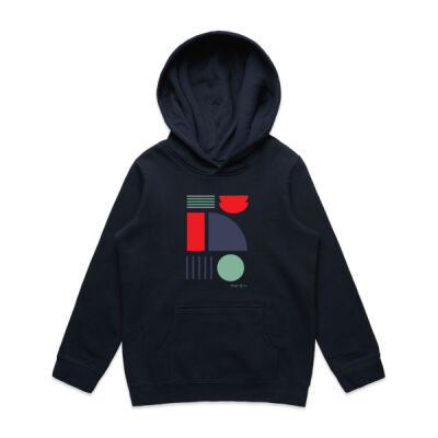 Colour Block Youth Hoodie Thumbnail